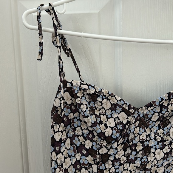 Aritzia Sunday Best mini bustier floral dress - Picture 2 of 5